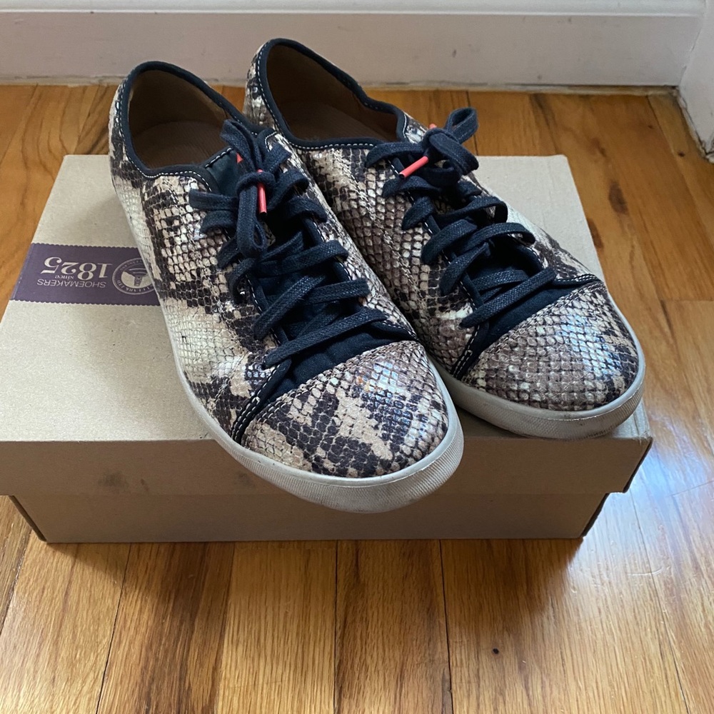 Clarks Snakeskin Sneakers